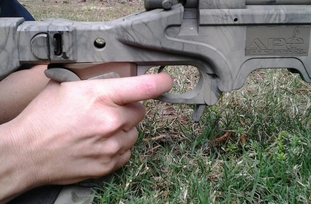 I LOVED the grip on this rifle.