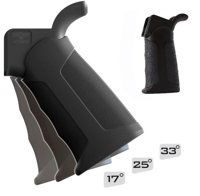 XTECH Tactical's Adjustable AR15 Grip Breach Bang Clear