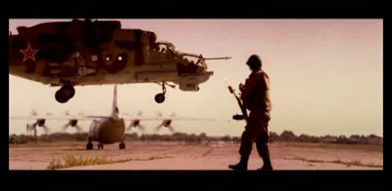 A scene from "The 9th Company" about Russian grunts at Khost in the 1980s. 