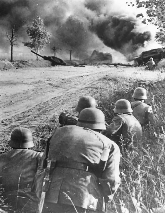 Germans vs. Russians on the Eastern Front. 