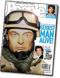 Richard Kilgore on the cover of a magazine.