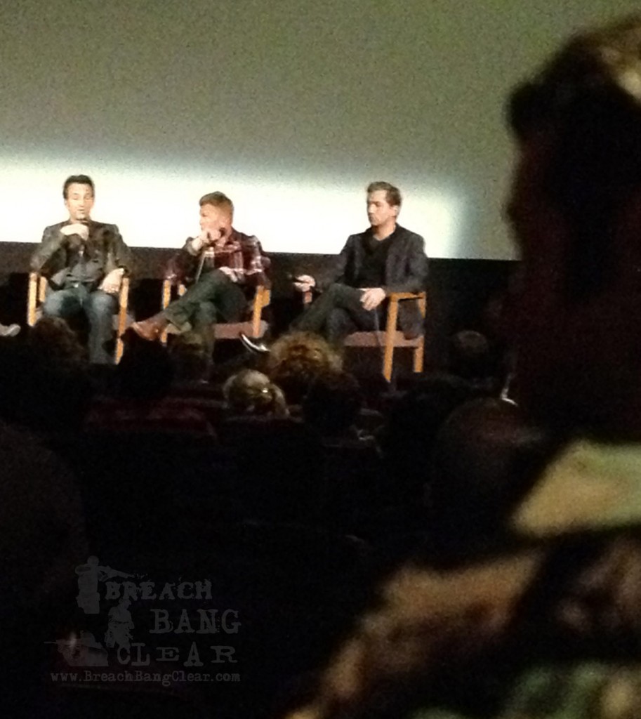 Richard Kilgore at the movies for the Act of Valour Q and A.