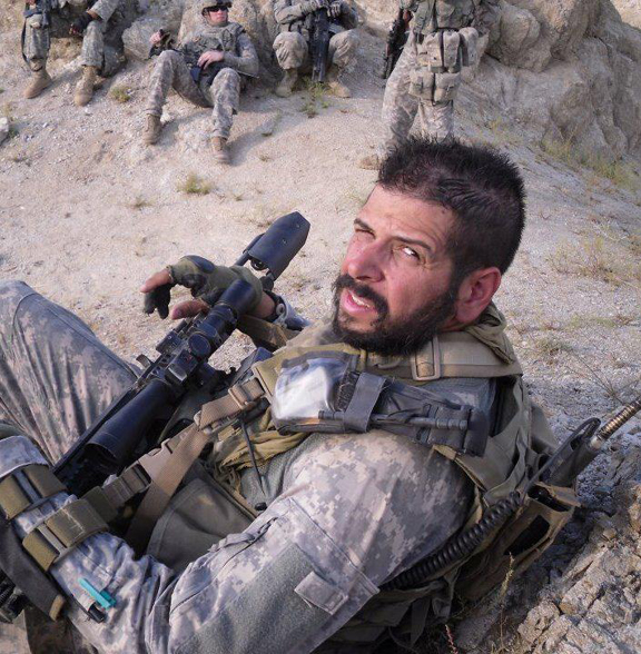 Our stalwart pontificationist, Chris Hernandez, in some shitty place in Afghanistan