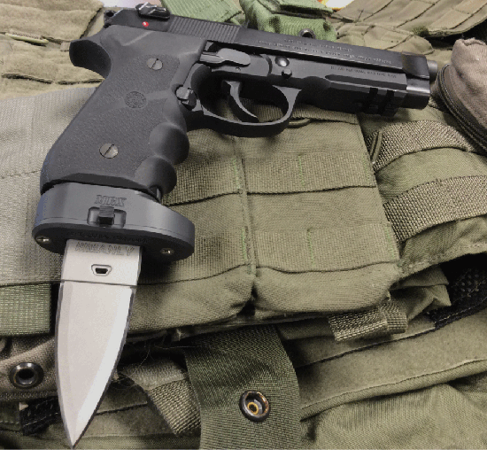 Desperate times call for a mag bayonet