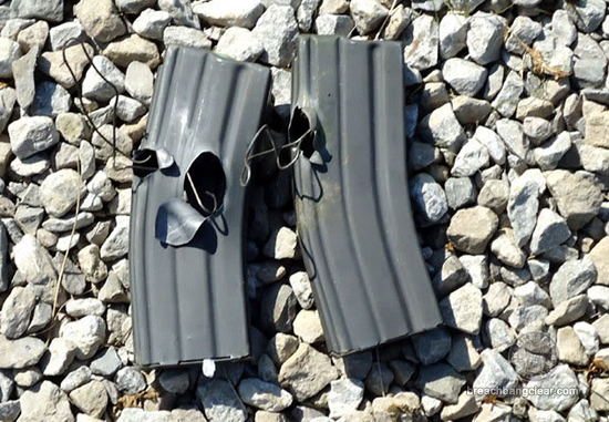 Magazines I shot because of double feeds.