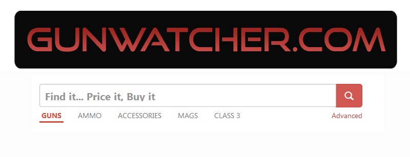 Gunwatcher has a simple but effective search tool
