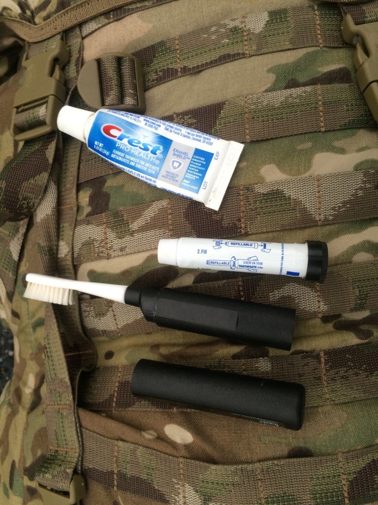 Field Hygiene check out this toothbrush Breach Bang Clear