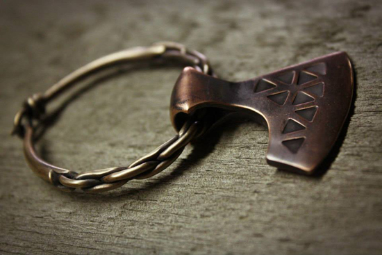 Faram Forge Axe brooch