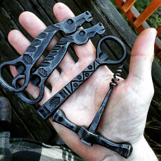 Faram Forge bottle openers and misc