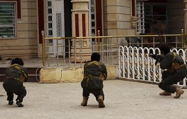 Screenshot from "ISIS Special Forces Training" video