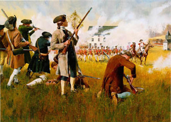 Illustration of Lexington Concord.