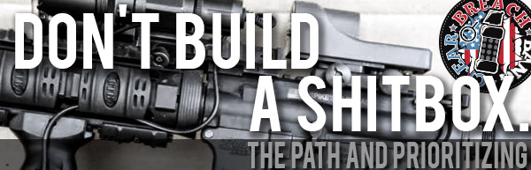 Don't Build a Shitbox: The Path and Prioritizing.