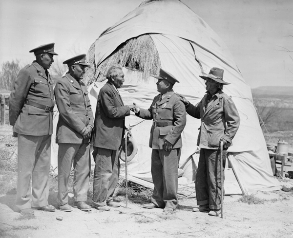 American Jedi Sinew Riley and other Indian Scouts