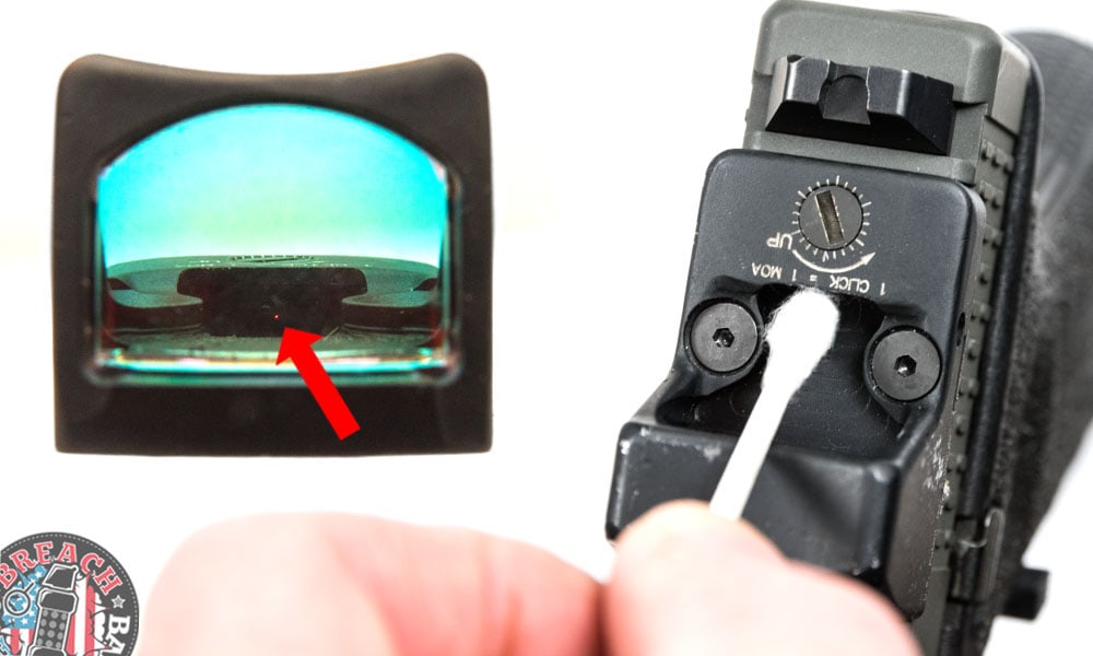 Red dot sights can be problematic, particularly pistol mounted red dots (MRDS). 