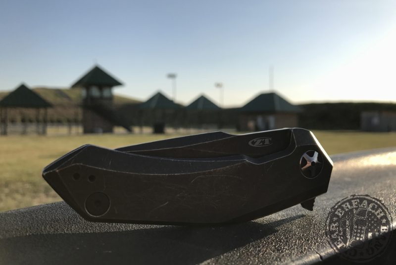 Folded up knife