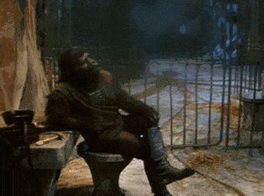 An Ape Smoking. Is this Mike Searson, aka Mike the Mook? 