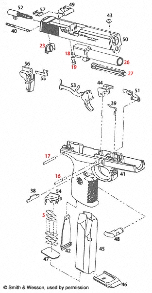 SW380 pocket pistol schematic. SW380 pocket pistol schematic.