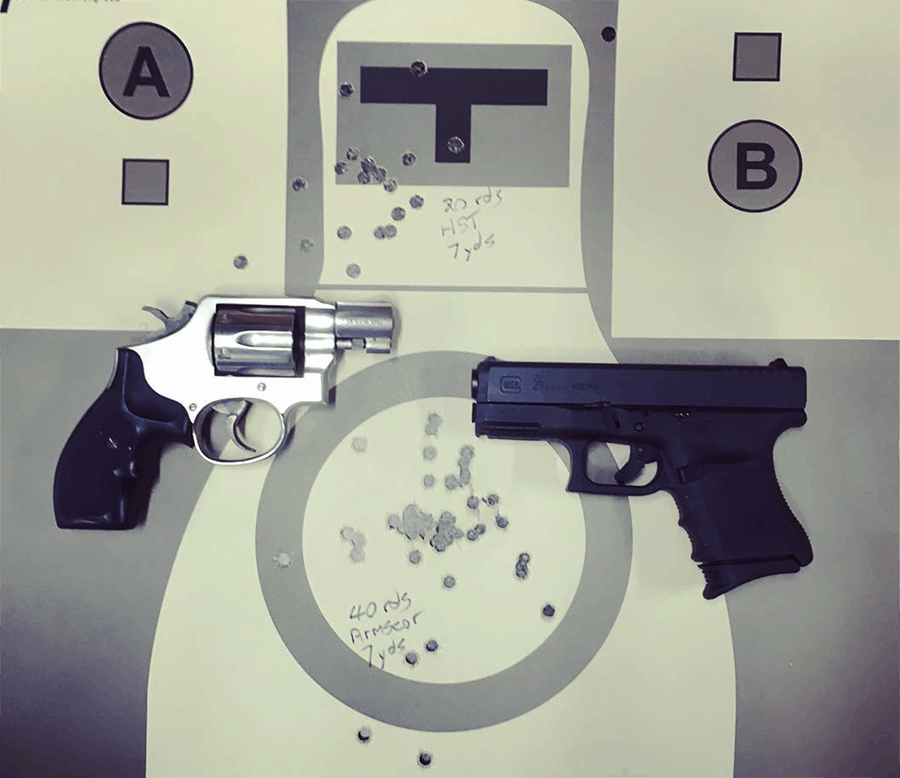 You can train on a budget, and should; paper shooting targets are relatively inexpensive and low round count pistol shooting drills can be very beneficial.
