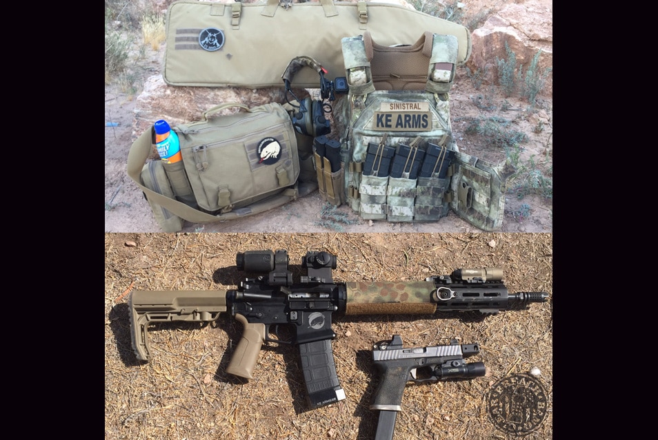 Competition shooting gear: plate carrier