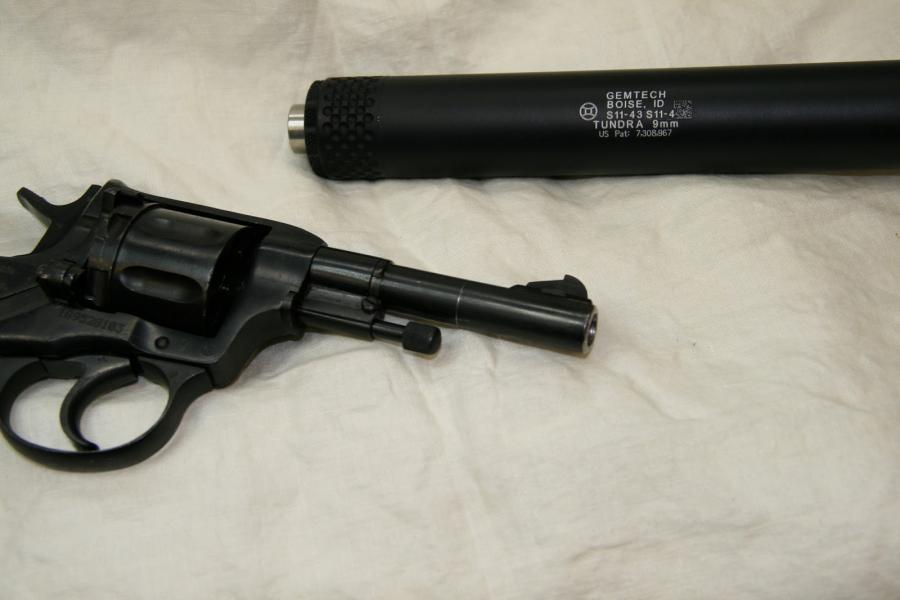 suppressed revolver Suppressed revolver courtesy of Tamara Keel of "View from the porch."