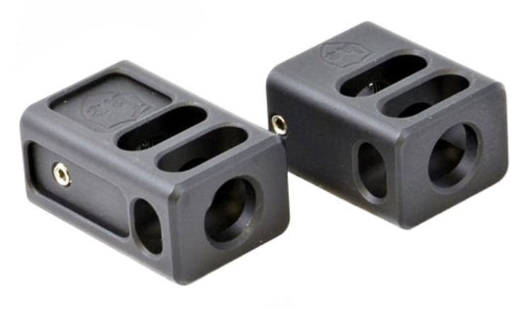 two port Enhanced compensators, short and long thread options - KE Arms