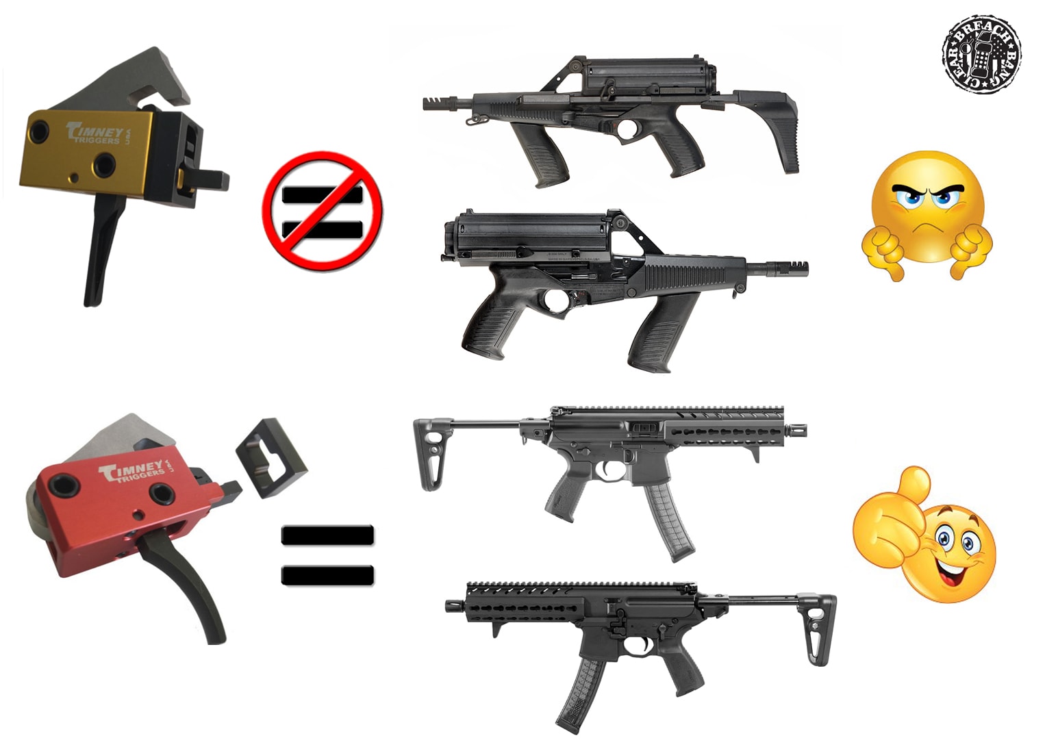 Geissele Trigger Comparison Chart