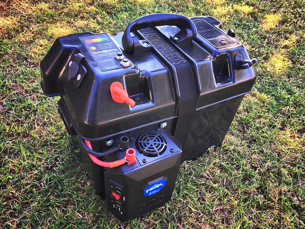 Image of Brandon Barton's DIY bug out power pack.