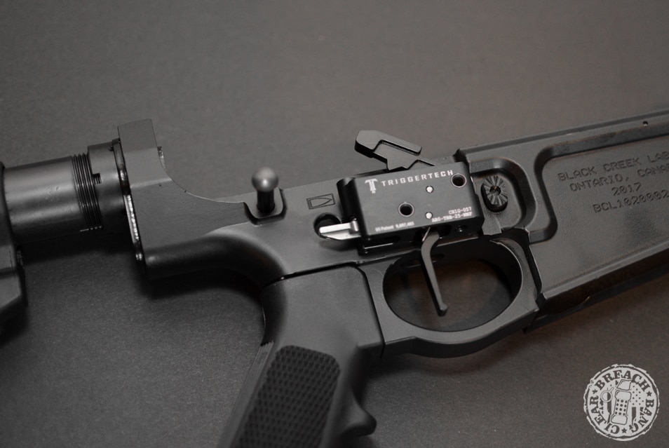 Trigger Tech trigger in a BCL rifle. 