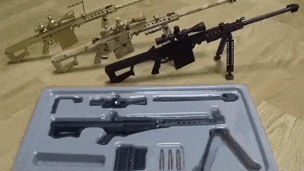 Assembling a Goatguns 50-cal replica.