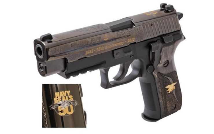 Proven Arms & Outfitters 50th anniversary Navy SEALS SIG SAUER limited edition pistol.