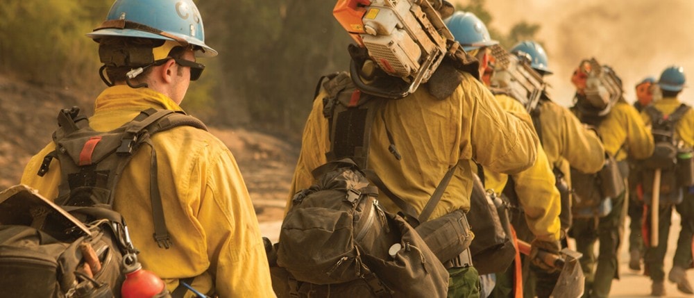 Mystery Ranch packs in service with firefighters