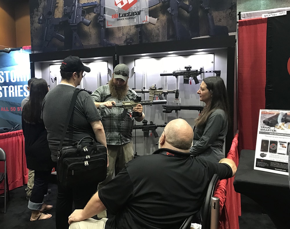 SB Tactical booth at TRIGGRcon 2018