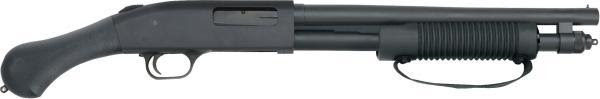 The Mossberg 590 Shockwave 6-shot is also available in 20 gauge for good performance with less recoil.