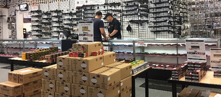 Proven Arms & Outfitters in Virginia is 1 block north of Potomac Mills Mall.
