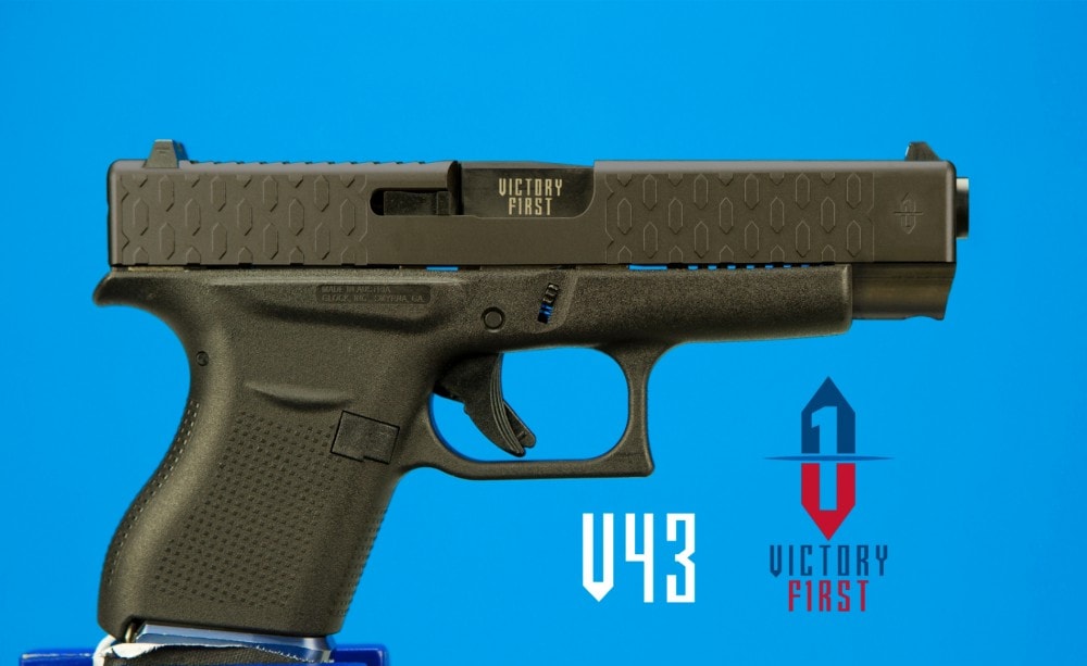 Victory First V43 Glock 43 Upgrade slide and barrel combo - better for AIWB (Appendix Carry)