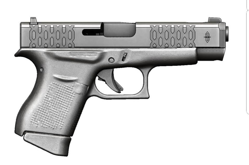Victory First V43 Glock 43 Upgrade slide and barrel combo - better for AIWB (Appendix Carry)
