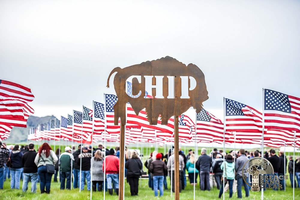 Memorial Day Images: the Buffalo Chips Saloon "Field of Flags"