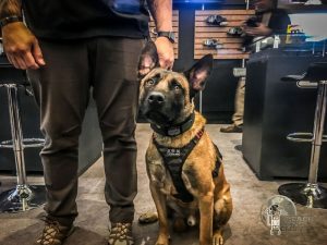 K9 officer with trainer