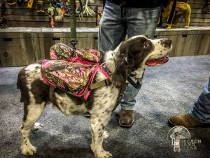 Doggie Camel Pack Pup using the Ultimate Hydration System