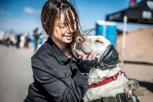 Dogs of SHOT with Trainer