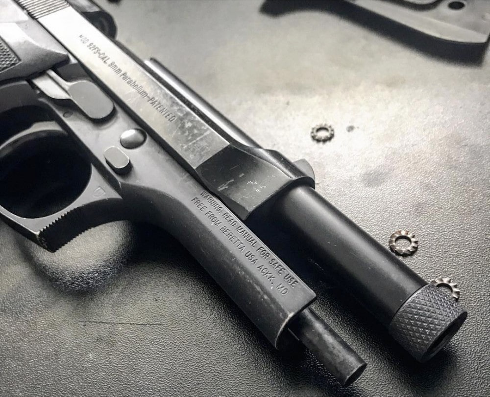 Aftermarket Beretta barrel from Lone Wolf