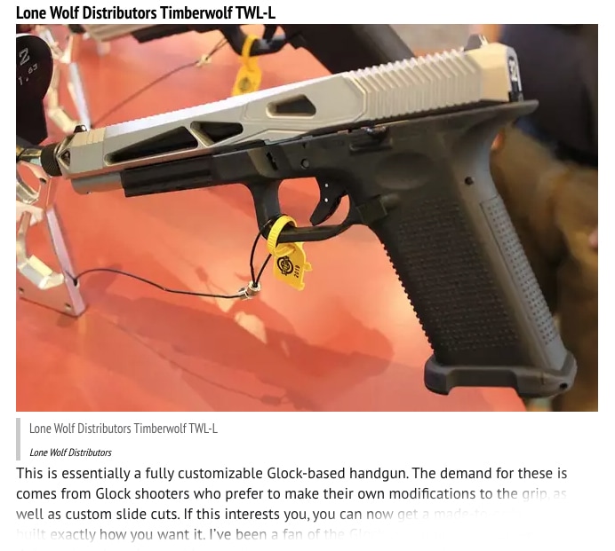 Lone Wolf Timberwolf Glock