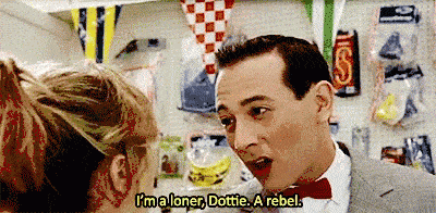 Pee Wee Herman is a Lone Wolf