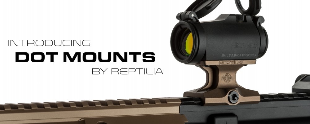 Red dot mount options from Reptilia Corp gun accessories