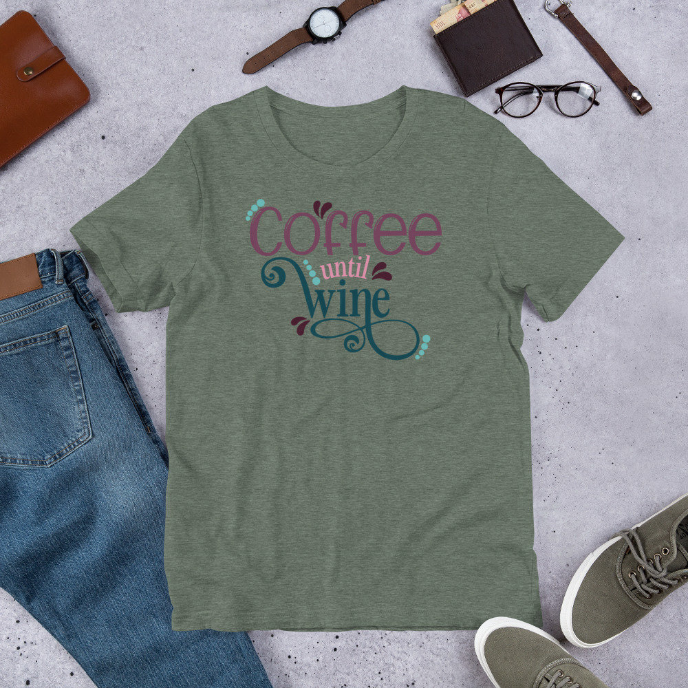 Coffee then wine