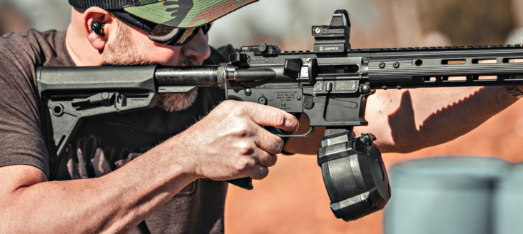 Magpul new products - the PMAG D-50 GL9 PCC is a 50-round drum magazine.
