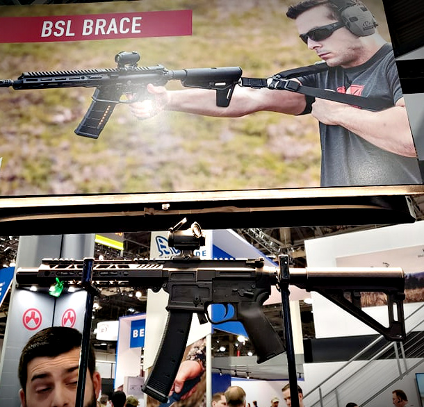 New Product - BSL Brace on display at SHOT Show 2020.