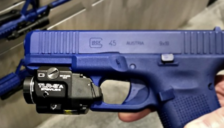 We got to check out several new Streamlight products at SHOT Show 2020, including some new weapon lights, a compact personal flashlight, some area lights, and a headlamp.The TLR 8 A is a new Streamlight product for 2020. On display at SHOT Show 2020.