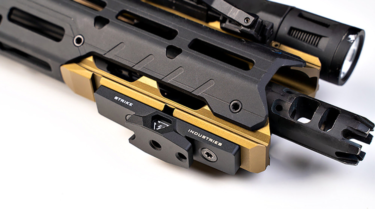 The LINK tripod adapter from Strike Industries, installed.