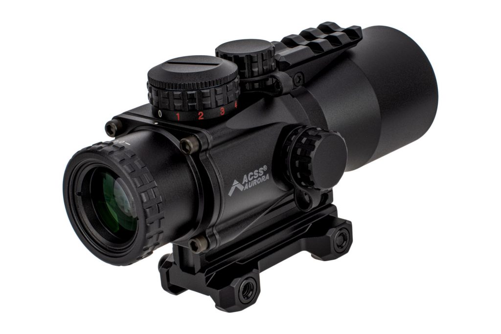 Primary Arms SLx 5x36mm scope with 5.56 Aurora reticle.
